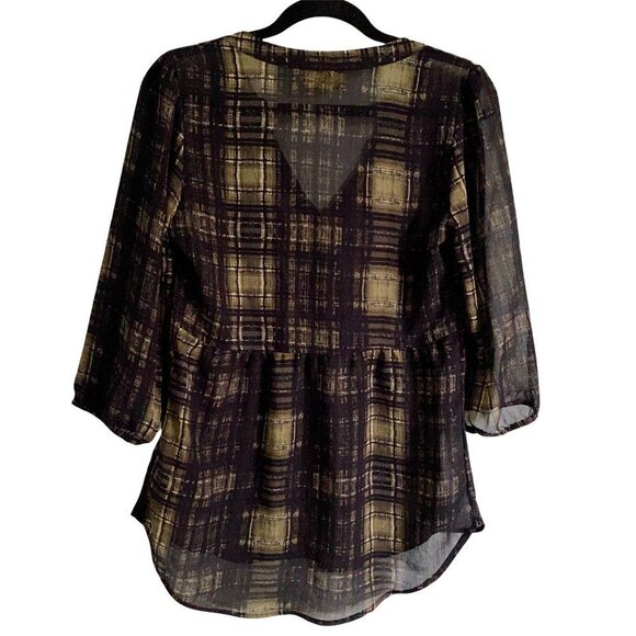 Princess Vera Wang Mid Length Sleeve Top Medium - Picture 2 of 8